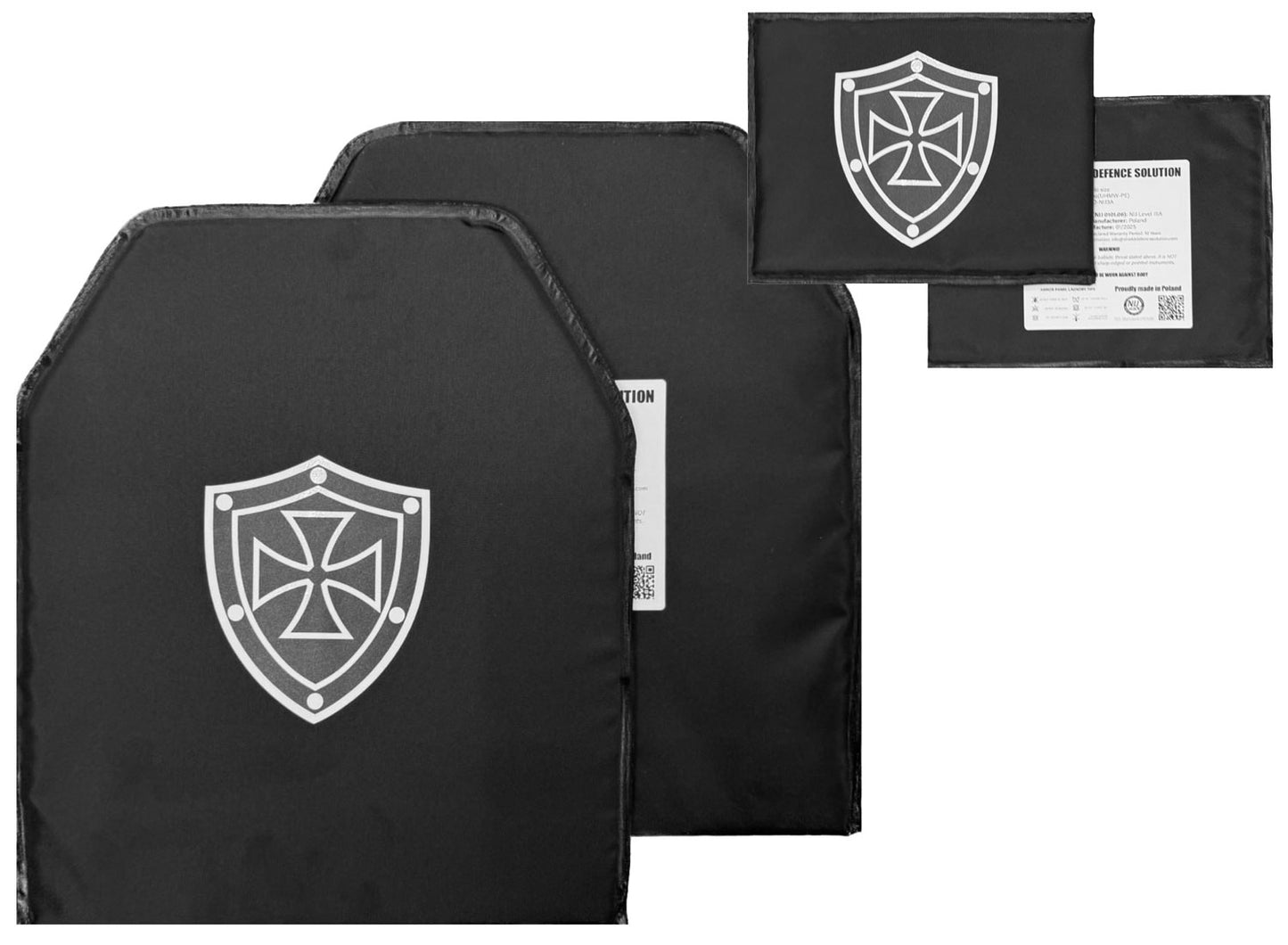 11"x14" Weichpanzer-Einsatz-Set | Vorder-, Rücken- & Seitenpaneele