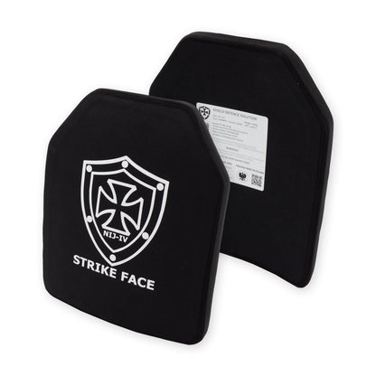 10"x12" Multi - Curved SAPI Front Plate - Ceramic (AlO) - Shield Defence Solution