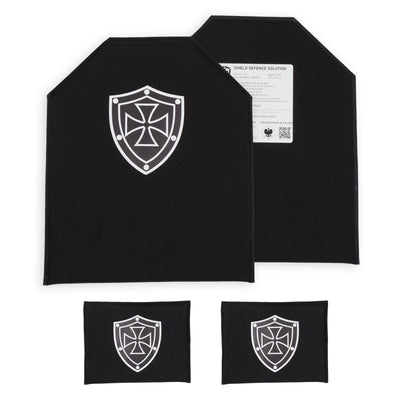 10"x12" Weichpanzer-Einsatz-Set SAPI | Vorder-, Rücken-, Seitenpaneele