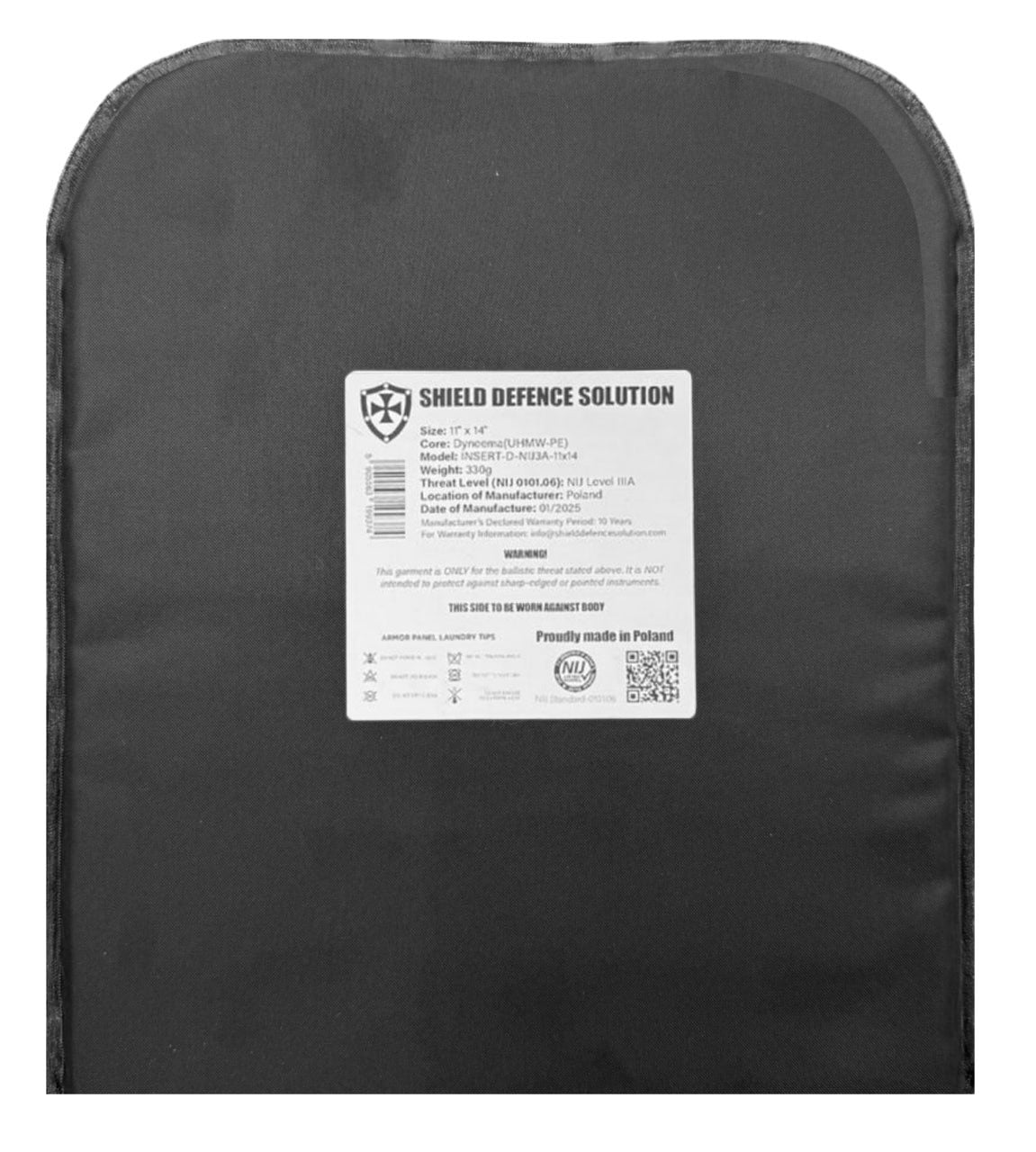11"x14" Weichpanzerung-Einsatz für Rucksack