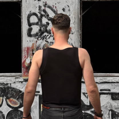 Kugelsicheres verdeckbares erweitertes T-Shirt - Schwarz