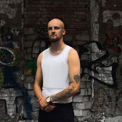 Kugelsicheres verdeckbares Standard T-Shirt - Weiß