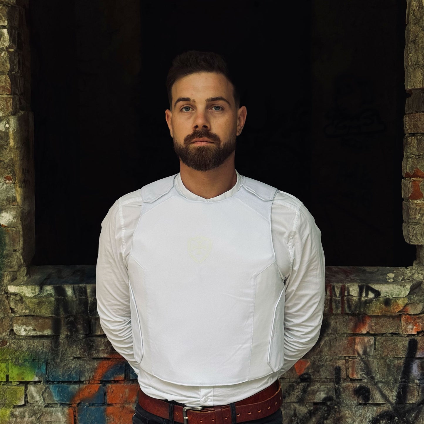 Kugelsichere Innenweste – Weiß