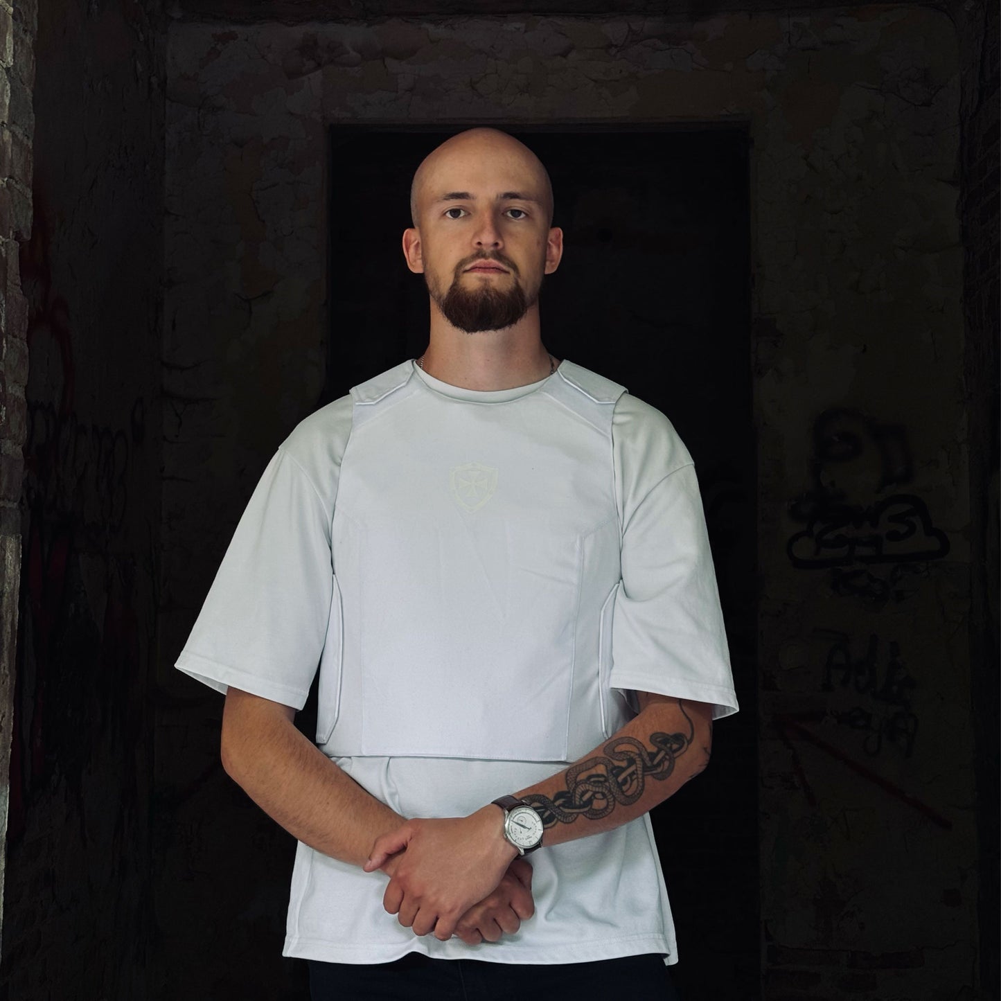 Kugelsichere Innenweste – Weiß