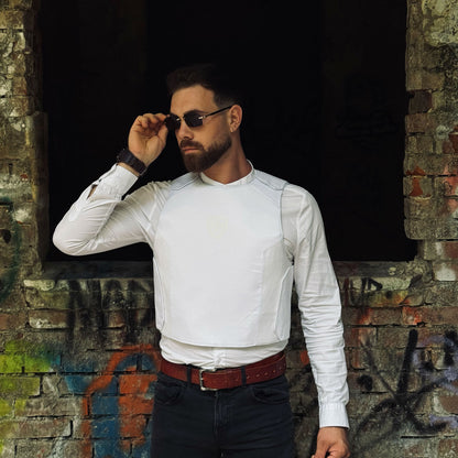 Kugelsichere Innenweste – Weiß