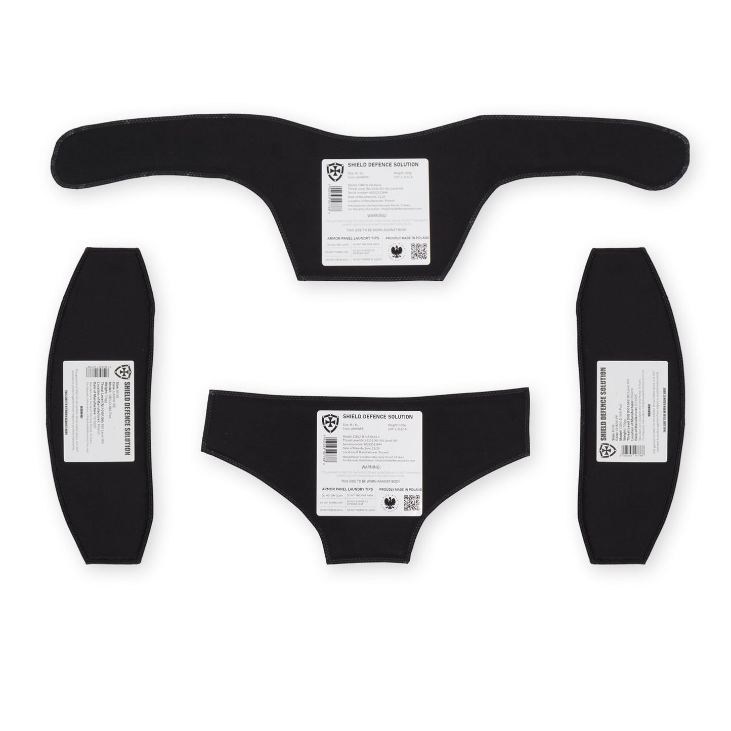 Cataphract CIBV2 Kragen- und Schlüsselbein-Einlagen