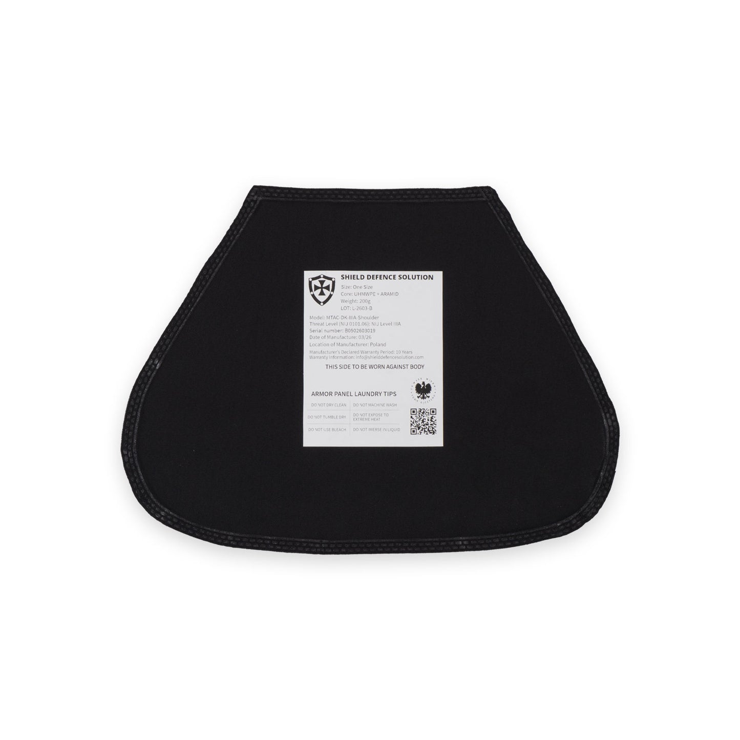 M-Tac Schulterschutz Weichballistik-Einlagensatz