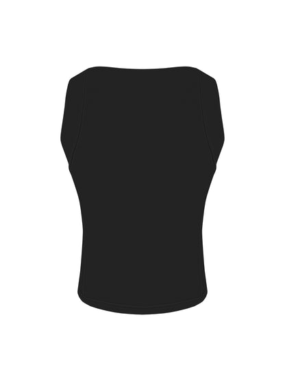 Kugelsicheres verdeckbares erweitertes T-Shirt - Schwarz