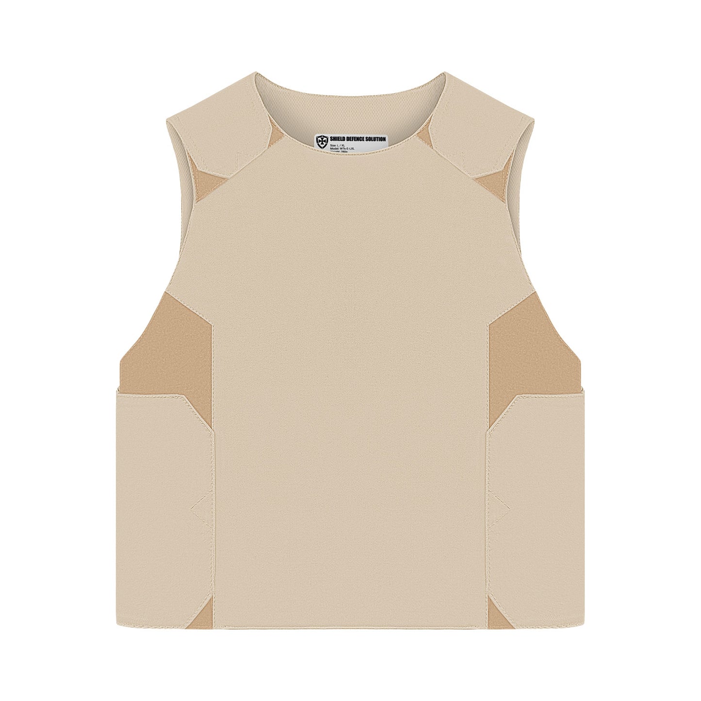 Kugelsichere Innenweste – Beige