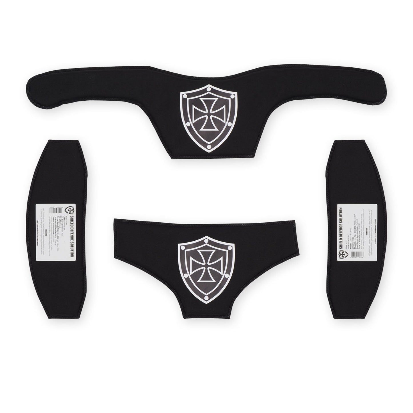 Full set of Soft Ballistic Inserts for Templars Gear CIBV2 Cataphract - Shield Defence Solution