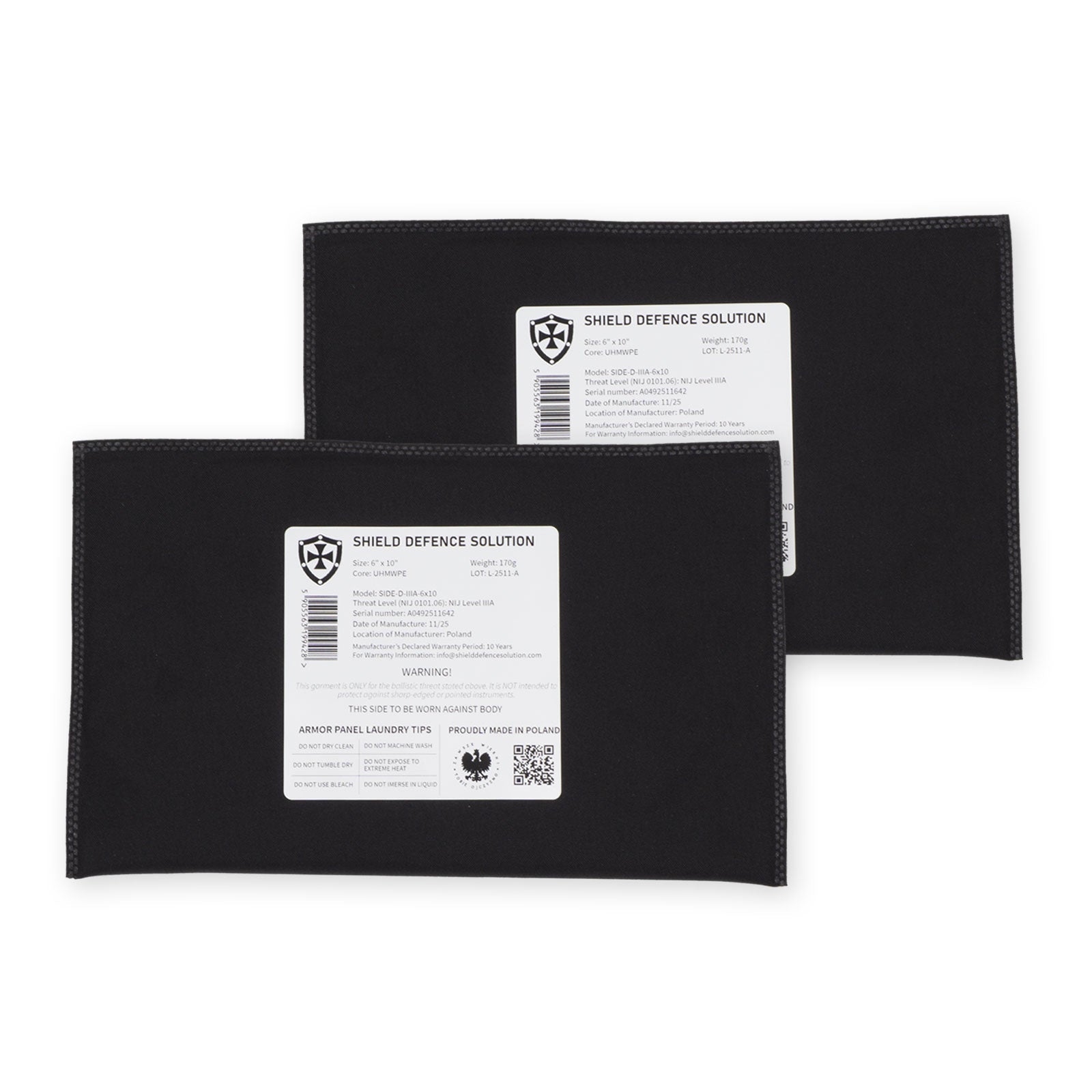 Side Inserts for Cummerbund - Shield Defence Solution