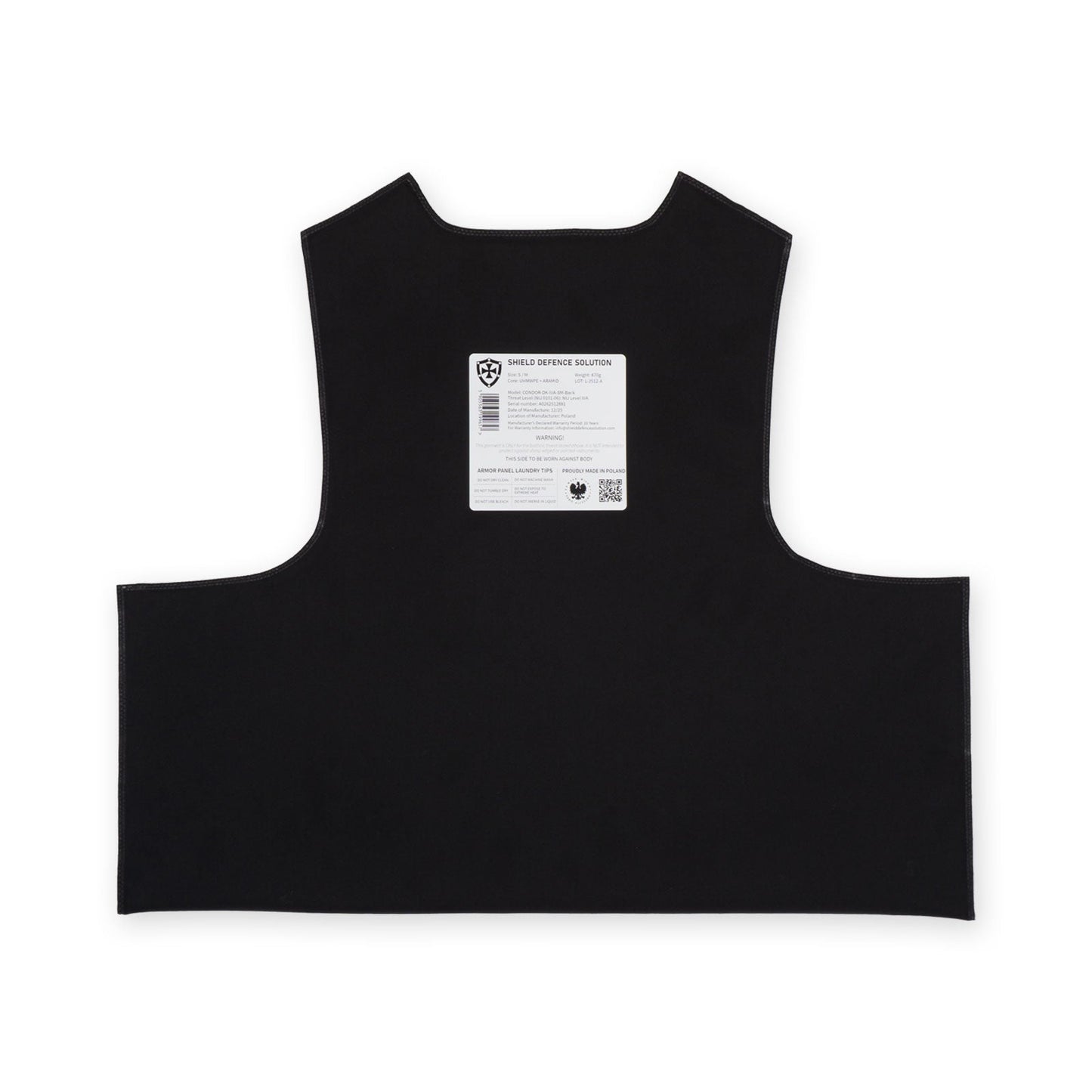 Soft Armor Inserts for Condor, BALCS, CIRAS, Blackhawk - Shield Defence Solution