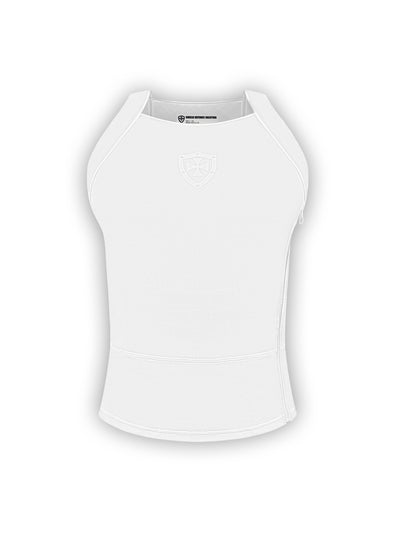 Kugelsicheres verdeckbares erweitertes T-Shirt - Weiß